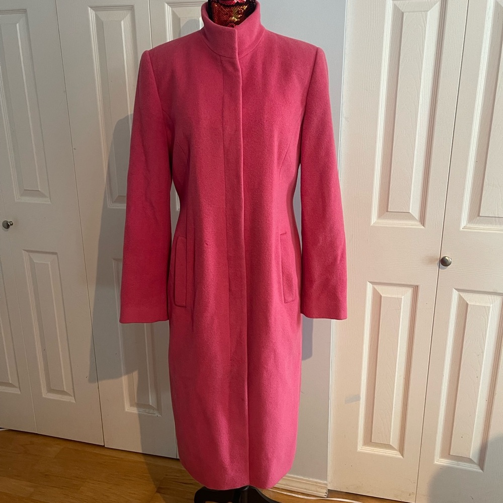 Pink wool jacket